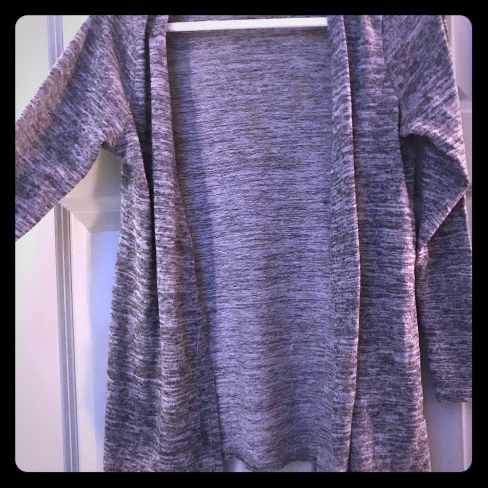 Grey cardigan